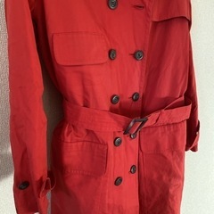 ROPE 赤 コート M 裏地付きの画像
