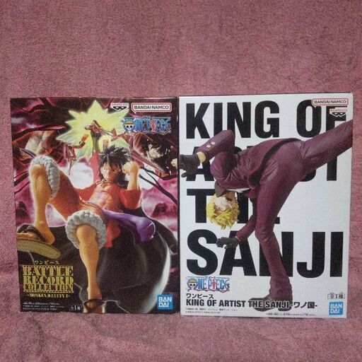 ONE PIECE　ルフィ　サンジ　フィギュア2個セット