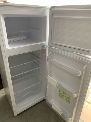 ♡無料で配送及、設置、当日もOK★アイリスオーヤマ 冷蔵庫 IRSD-12B-W 2021年製☺IRS011