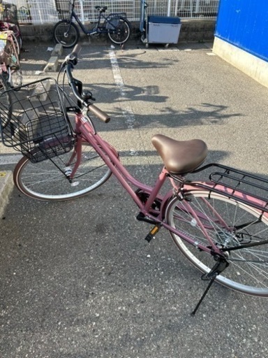 【新品希少色！】変速とカゴあり自転車2023.2月購入
