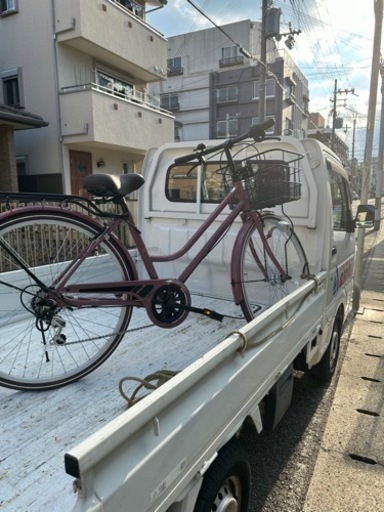 　【新品希少色！】変速とカゴあり自転車2023.2月購入