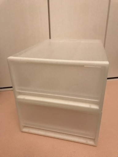 無印　ポリプロピレン収納ケース 引出式・小 2つセット