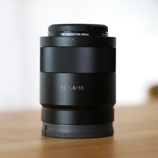 SONY Sonnar T* FE 55mm F1.8（レンズプロテクター付き）