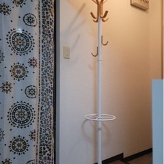 【100円。高級感】傘立て・帽子ハンガー180cmの画像