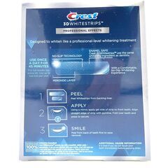 【新品・未使用・配送可】Crest 3D Whitestrips Professional Effects At-home Teeth Whitening Kit Level 18 Whiterの画像