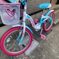 引取り限定。　子供用自転車　18インチの画像