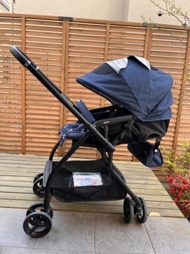 アップリカ ベビーカー ルンルン コンパクト ネイビー Aprica