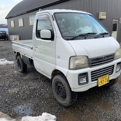 希少ターボ車　キャリートラック　リフトアップ　4WD MT ワゴ...