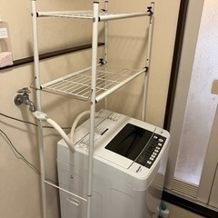 『値下げしました』洗濯機収納ラックの画像
