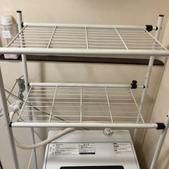 『値下げしました』洗濯機収納ラックの画像