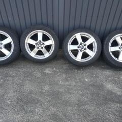 215/50R/17 スタッドレスタイヤ、アルミホイールの 4本セット