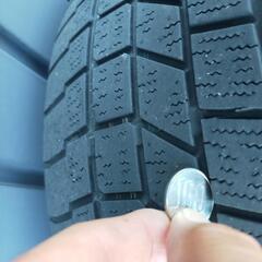 215/50R/17 スタッドレスタイヤ、アルミホイールの 4本セットの画像