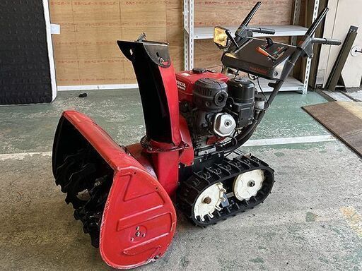 札幌市 清田区/HONDA/本田技研工業 正規店メンテナンス済 小型除雪機 スノーラ HS870 8馬力 4サイクルOHVエンジン搭載 無鉛ガソリン 動作確認済