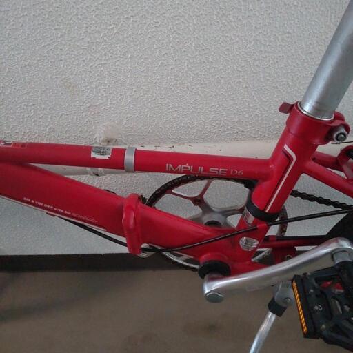 DAHON IMPULSE 折りたたみ自転車 レッド のんびりとお出かけに！DAHON impulse 折り畳み