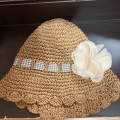 女児夏物帽子　54センチ
