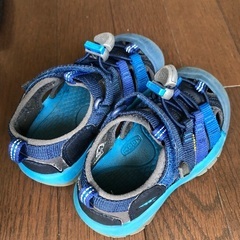 KEENサンダル　16cm ブルーの画像