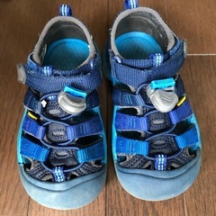 KEENサンダル　16cm ブルーの画像