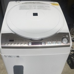 シャープ　プラズマクラスター8.0k洗濯乾燥機　ES-TX8DKS