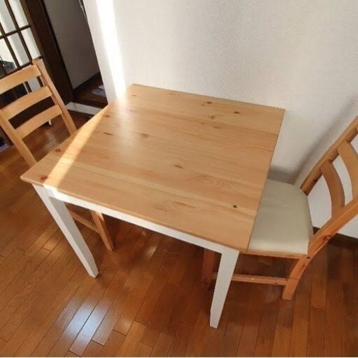 IKEA LERHAMN２人掛けダイニングセット