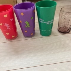 コップセット　ディズニー、コカコーラの画像