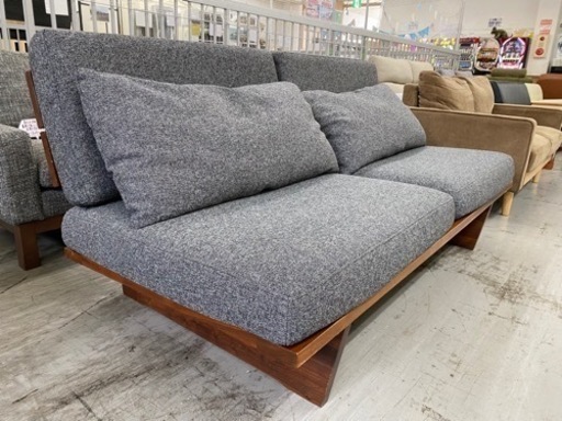 【愛品館 江戸川店】SHIGIYAMA（シギヤマ家具）2Pワイドソファ ID:156-019068-007