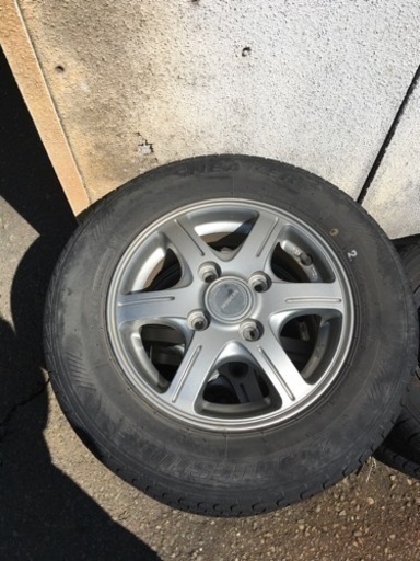 【価格交渉OK】12インチアルミ、155/70R12ノーマルタイヤ付き、交換可