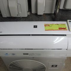 K04170　シャープ　中古エアコン　主に8畳用　冷房能力　2.5KW ／ 暖房能力　2.8KW