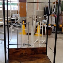 ★ジモティ割あり★ ニトリ ハンガーラック 茶 H180×D50...