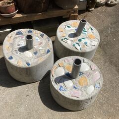 ☆無料☆地元のみ発送不可☆旗立　のぼり立て　重り☆