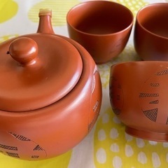 決まりました！中古急須1つ、中古湯呑み５つ　　セットで０円