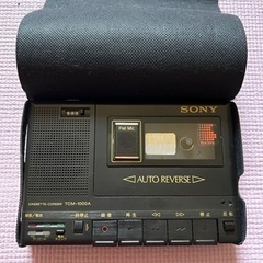 故障品　ソニーカセットプレーヤー
