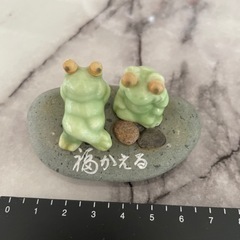 アンティーク 福かえる　仲良しかえるの画像