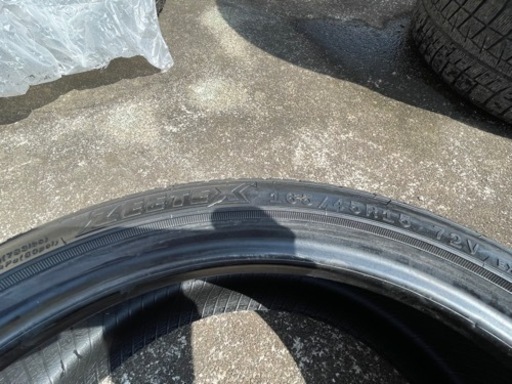 中古タイヤ 165/45R15 ZEETEX ZTIOOO 引張りタイヤ等にどうぞ