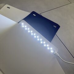 撮影ブース 撮影ボックス 簡易スタジオ 折り畳み式 簡単組立 LED照明内蔵の画像