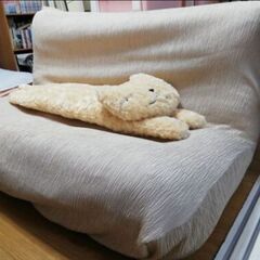 もちふわソファ　ベージュの画像