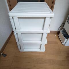 ３段引き出し衣類収納の画像