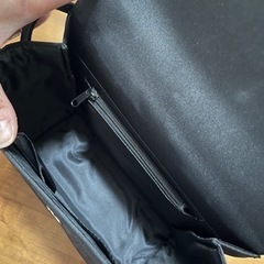 冠婚葬祭用　フォーマル布製ハンドバックの画像