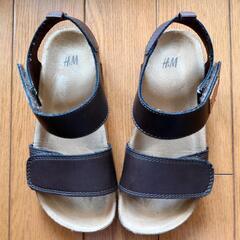 H&M サンダル 18cm ブラウン