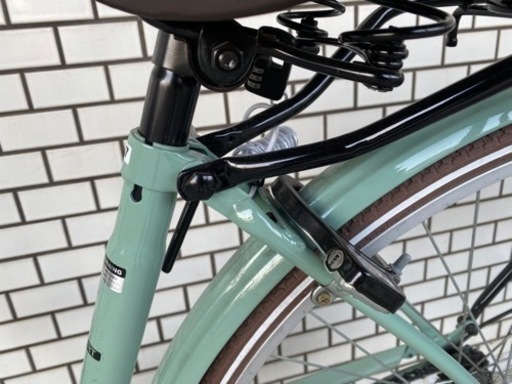 【取引中】26インチ自転車 ブルーグリーン 変速無し