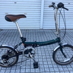 【16インチ折りたたみ】6段変速付　ROVER製　チェーン新品❗️若林自転車　唐崎店　SALE中❗️