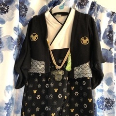 【美品】Disney❤︎ミッキーマウス❤︎2点セット❤︎袴ロンパ...