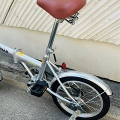 AERO ROADエアロロードFOLDING16インチ折り畳み自転車動作良好 売約済み】 AERO FOLDING 16型 折りたたみコンパクト自転車 シルバー