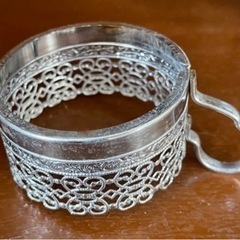 銀　シルバー　カップホルダー 4個セット キッチン 食器 の画像