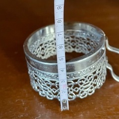 銀　シルバー　カップホルダー 4個セット キッチン 食器 の画像