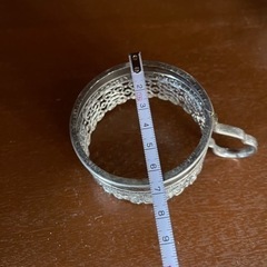 銀　シルバー　カップホルダー 4個セット キッチン 食器 の画像