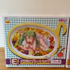 初音ミク/メラニンプレートセット×2（未使用）の画像