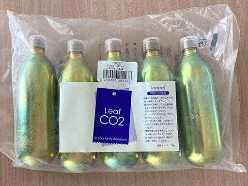 未開封 CO2ボンベ 74g×5本（水草向き）
