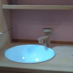 ままごと　キッチン台　九州産天然木の画像