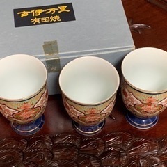 有田焼 古伊万里 フリーカップ 3杯 浪漫の画像
