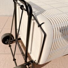 中古　折りたたみ式キャリー　カゴ付きの画像